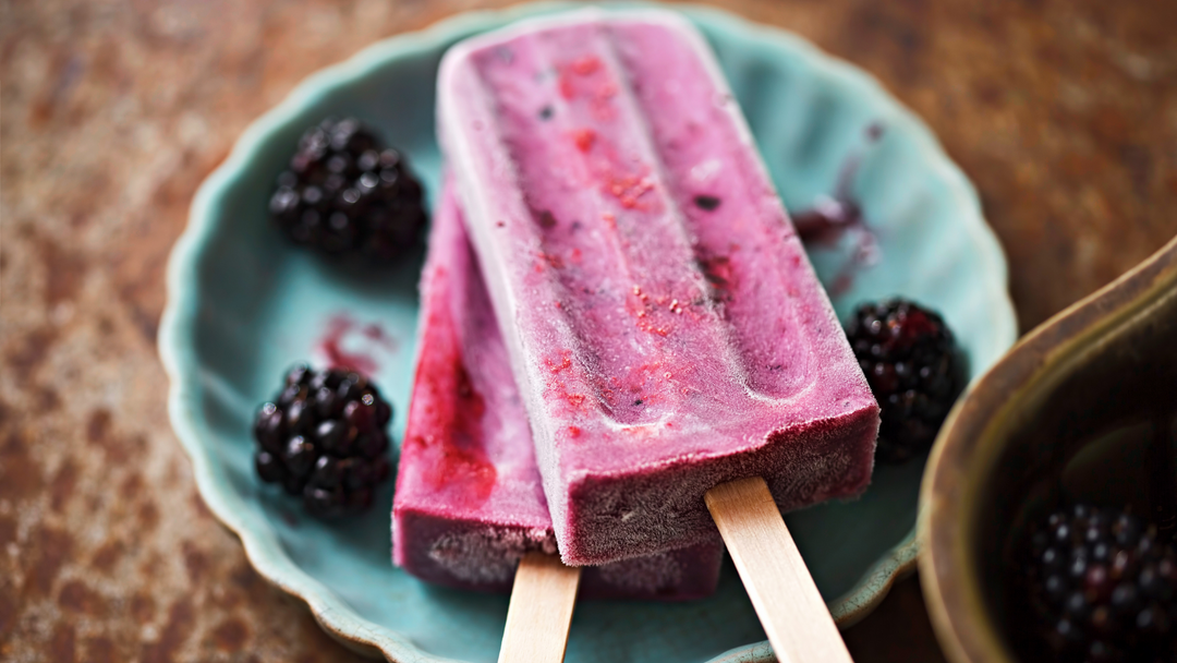 Blackberry CBD Popsicles