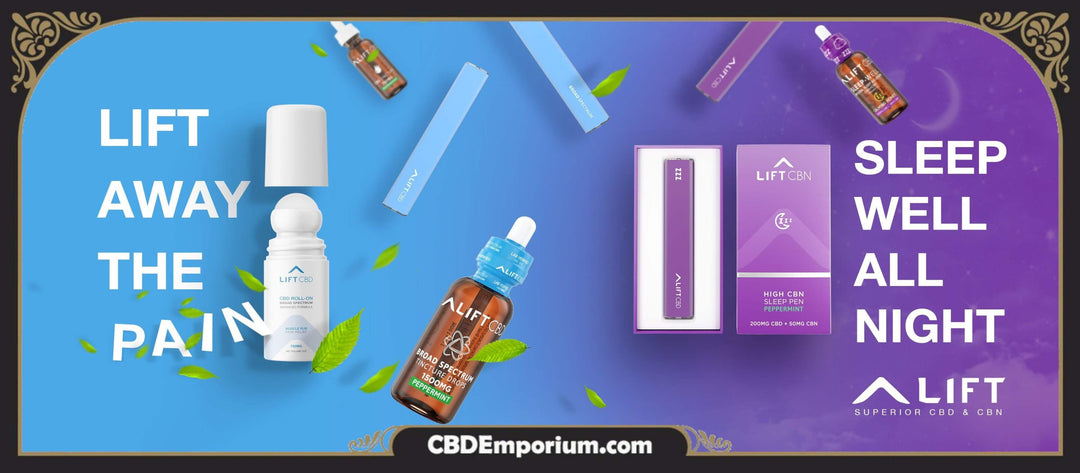 Better Sleep Awaits at CBD Emporium - CBD Emporium to carry Lift CBD Sleep Aid and Vaping Pens CBD Emporium