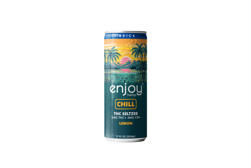 Enjoy Delta 9 THC + CBN Drinks - Chill Lemon (Indica)