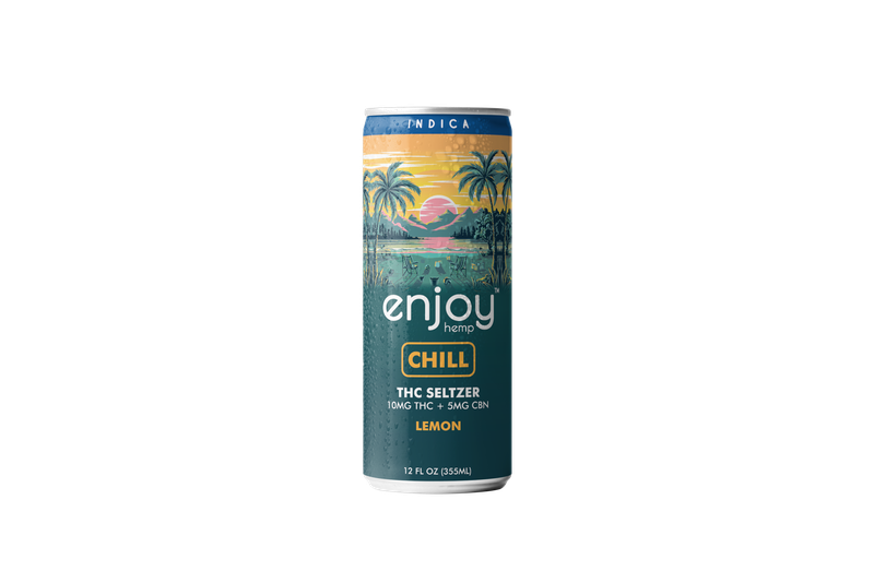 Enjoy Delta 9 THC + CBN Drinks - Chill Lemon (Indica)