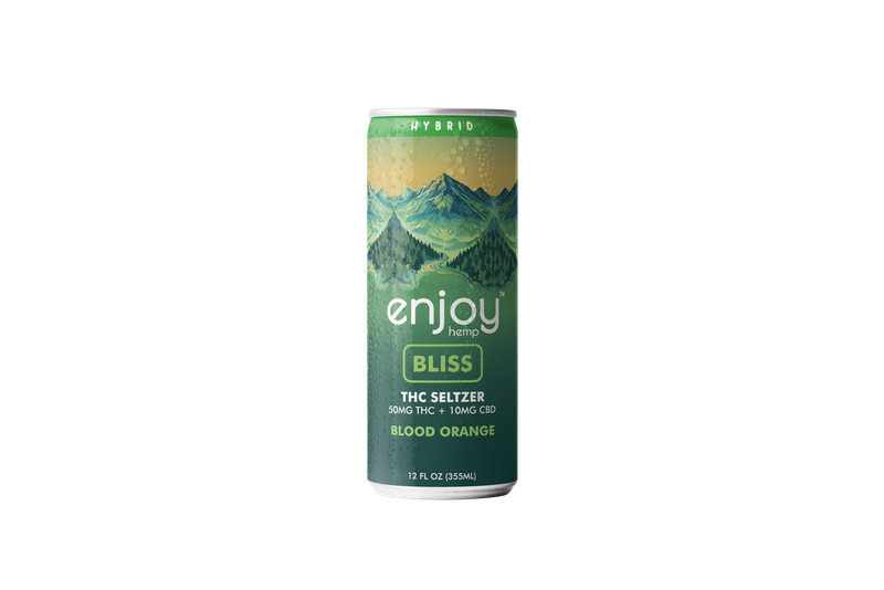 Enjoy Delta 9 THC + CBD Drinks - Bliss Blood Orange (Hybrid)