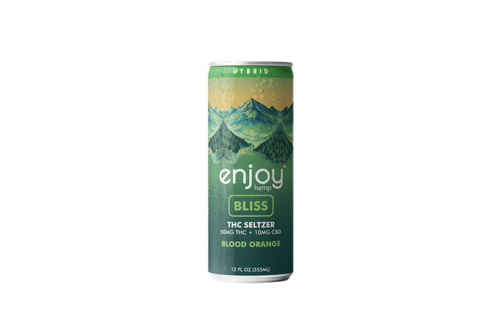 Enjoy Delta 9 THC + CBD Drinks - Bliss Blood Orange (Hybrid)