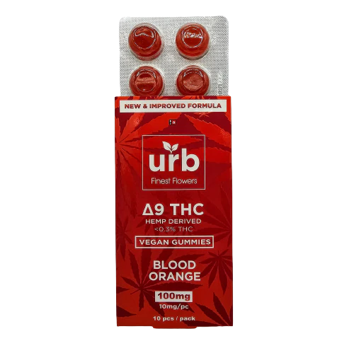 urb Delta 9 THC Vegan Gummies - 10mg 21 AND UP ONLY!