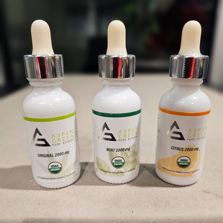 Aspen Green Full Spectrum CBD Tincture Bundle - 2,000mg