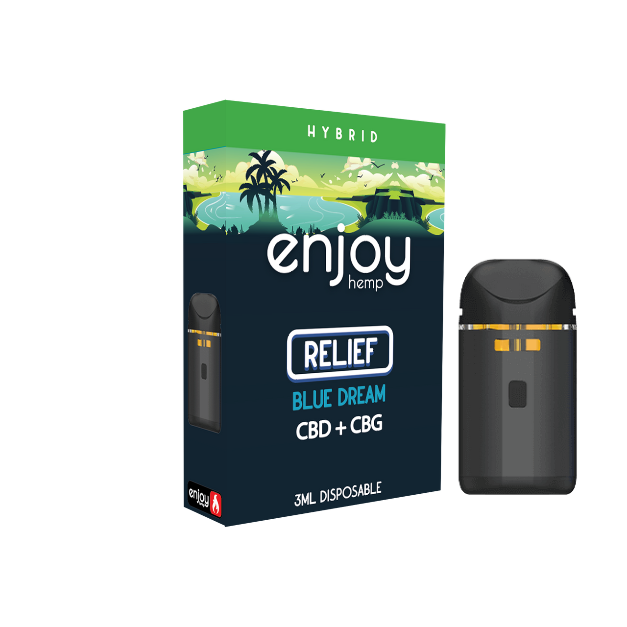 Enjoy CBD + CBG 3ml Disposable - Blue Dream (Hybrid)