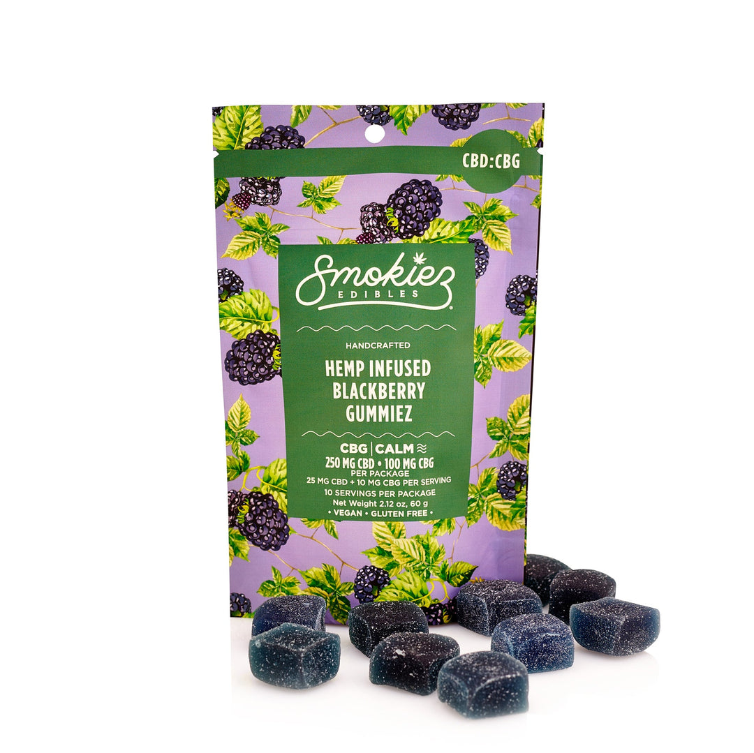 Smokiez CBD+CBG Gummies - 250mg, 10ct