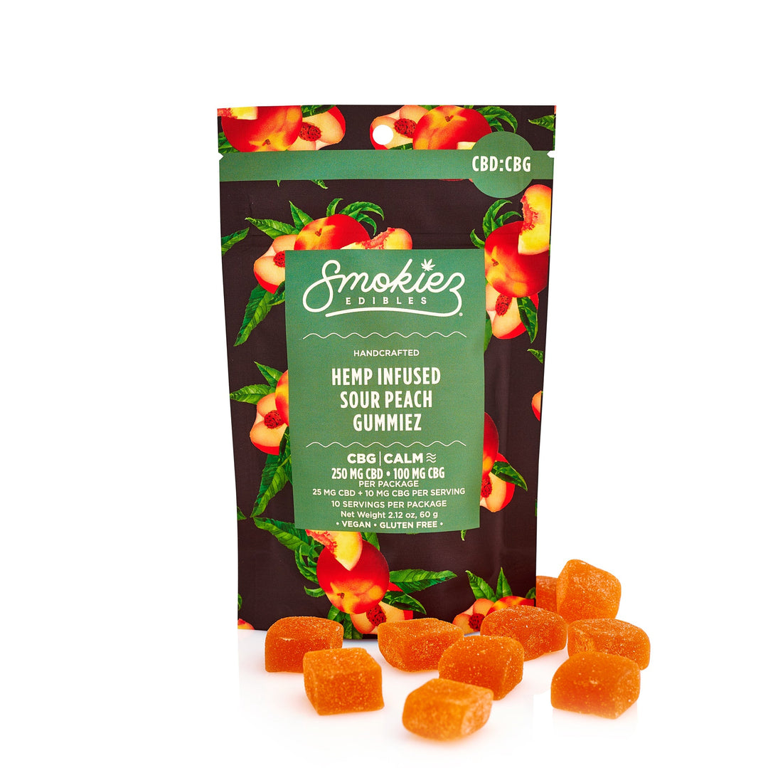 Smokiez CBD+CBG Gummies - 250mg, 10ct