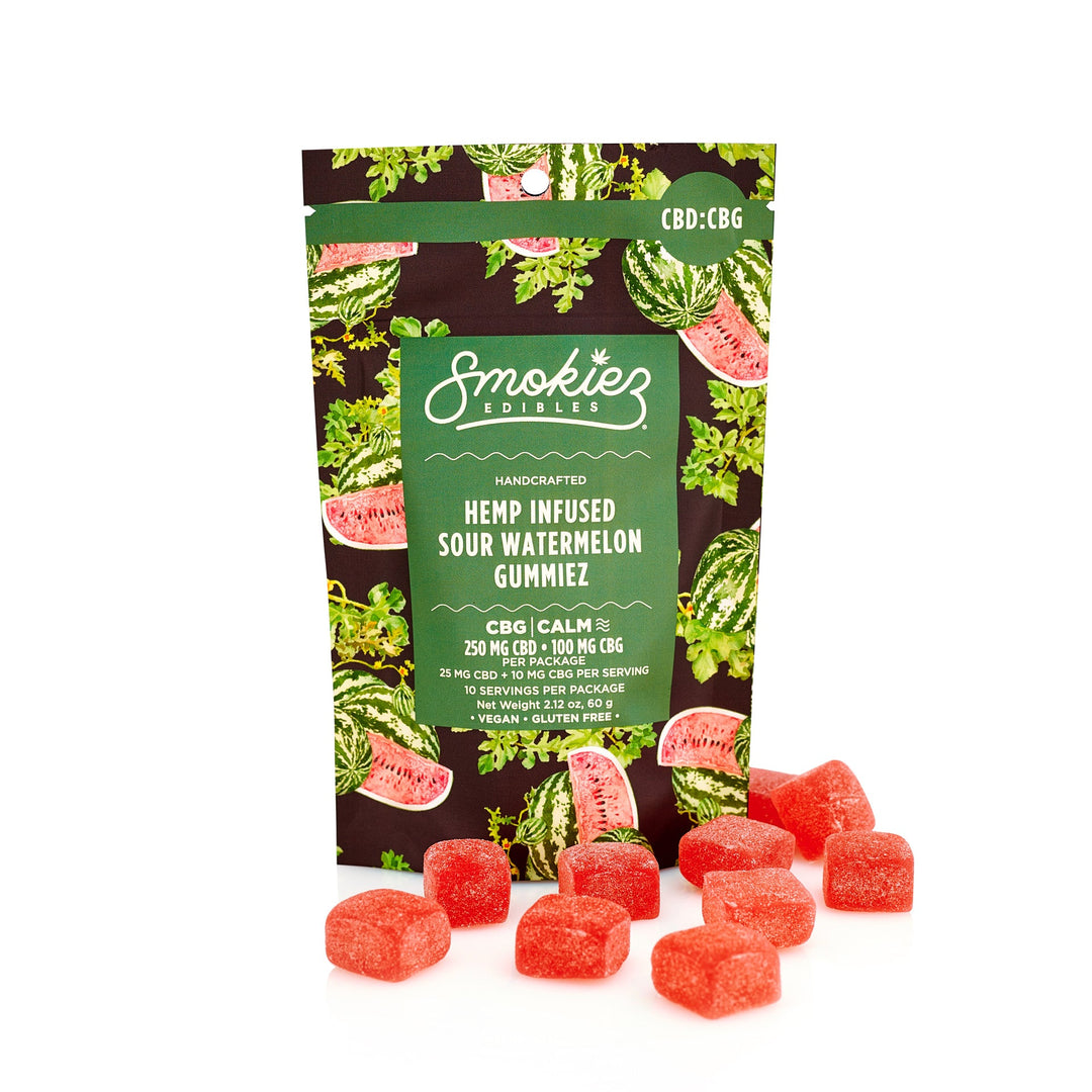 Smokiez CBD+CBG Gummies - 250mg, 10ct