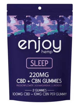 Enjoy Sleep Gummies - Full Spectrum CBD + CBN + Lavender + Passionflower + Ashwagandha - Various Milligrams