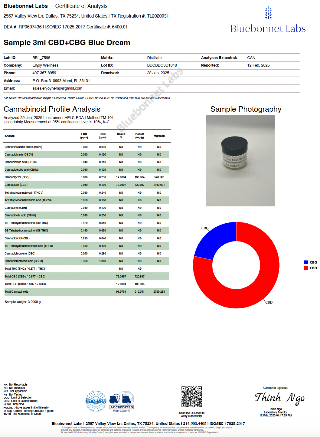Enjoy CBD + CBG 3ml Disposable - Hybrid