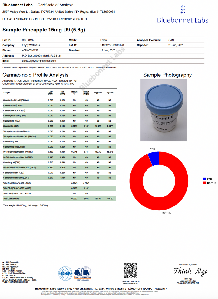 Enjoy Live Rosin Delta 9 THC 600mg Gummies | (Sativa, Indica, Hybrid) - 40 gummies | 25 mg each - Various Flavors