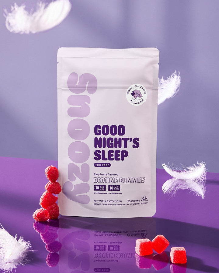 Snoozy SLEEP THC-FREE Gummies - CBD + CBN