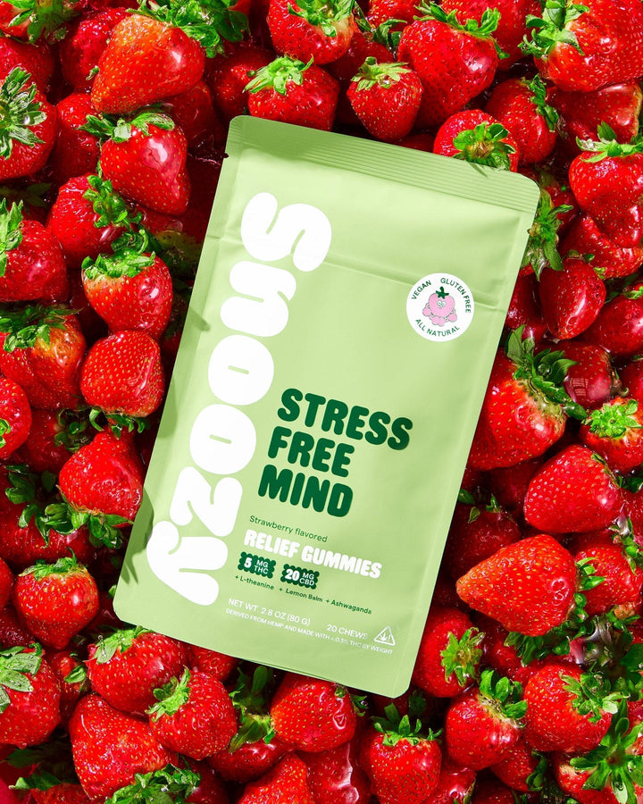 Snoozy STRESS Free Mind: Relief Gummies THC + CBD