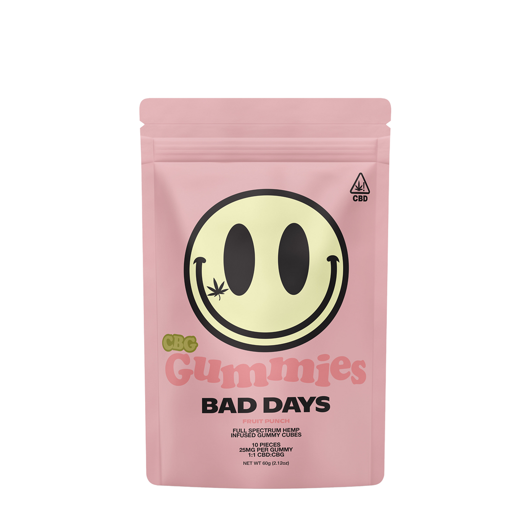 Bad Days - CBD + CBG  250mg - Gummies - Fruit Punch