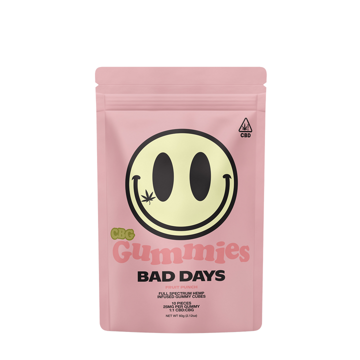 Bad Days - CBD + CBG  250mg - Gummies - Fruit Punch