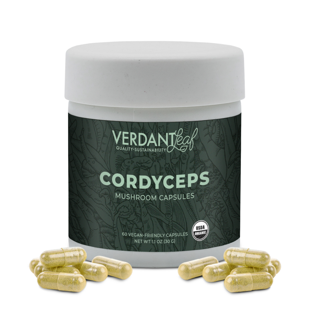 Verdant Leaf Cordyceps Mushroom Capsules - 60 ct.