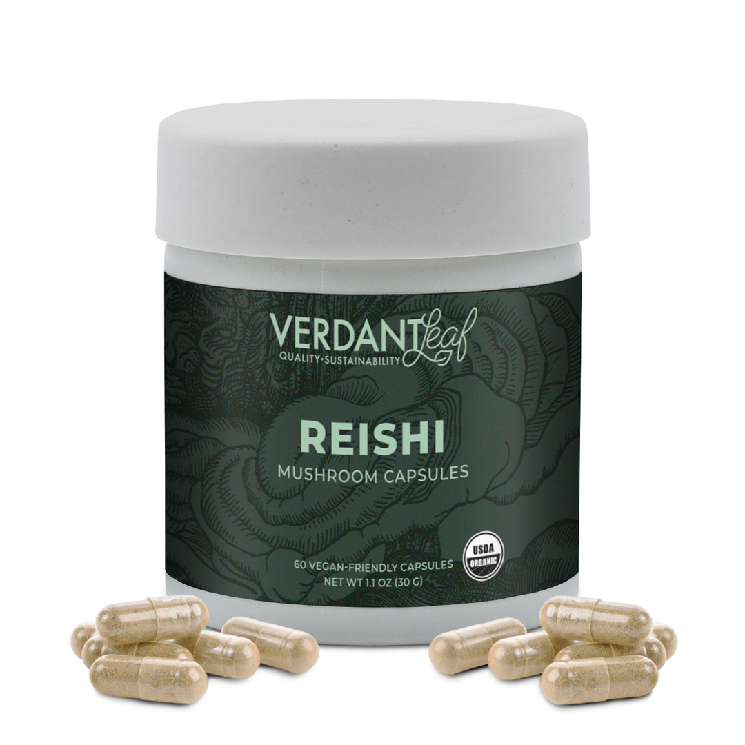 Verdant Leaf Reishi Mushroom Capsules - 60 ct.