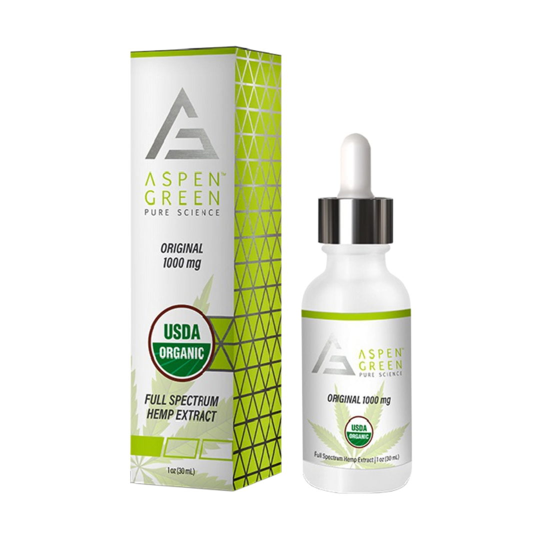 Aspen Green Full Spectrum CBD Tincture, Original