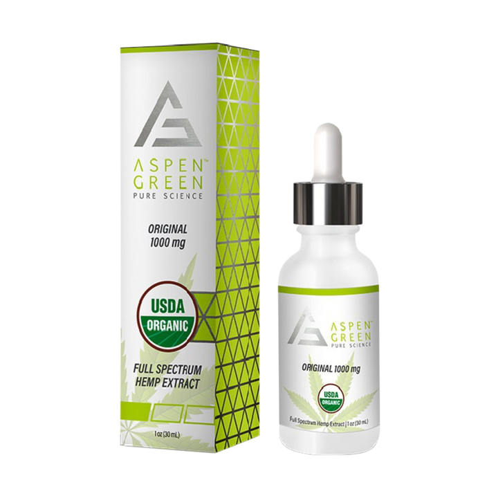 Aspen Green Full Spectrum CBD Tincture, Original