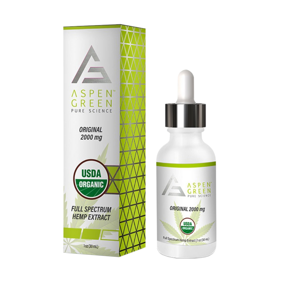 Aspen Green Full Spectrum CBD Tincture, Original