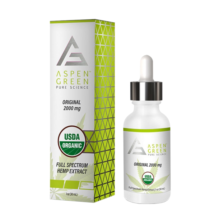 Aspen Green Full Spectrum CBD Tincture, Original