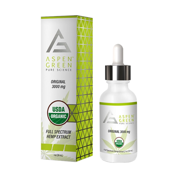 Aspen Green Full Spectrum CBD Tincture, Original