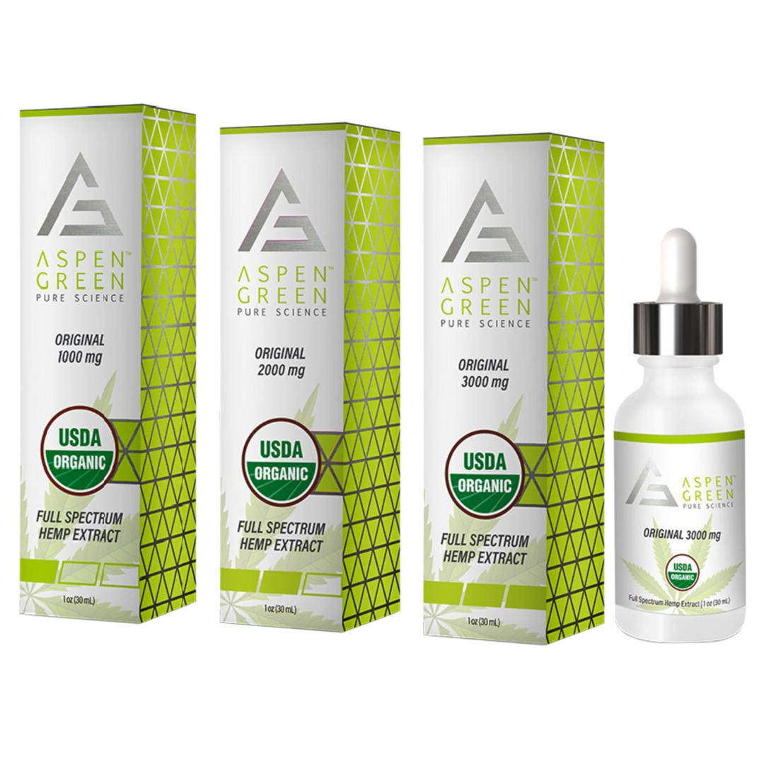 Aspen Green Full Spectrum CBD Tincture, Original