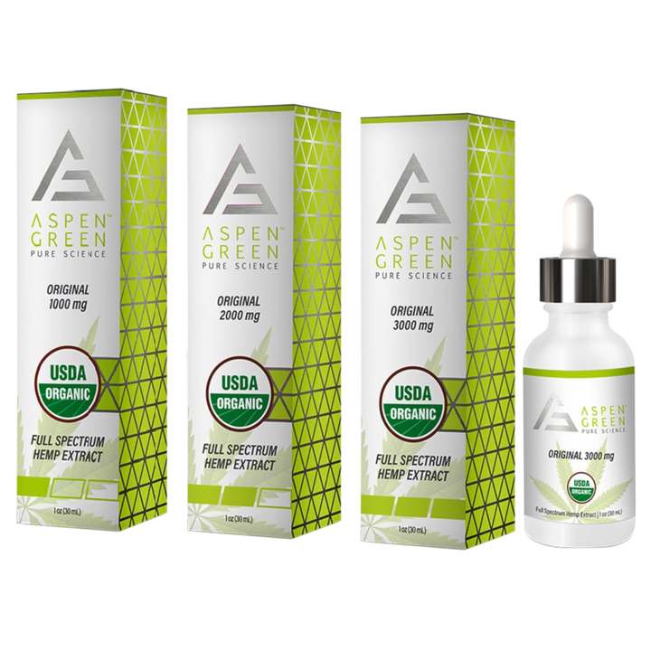 Aspen Green Full Spectrum CBD Tincture, Original