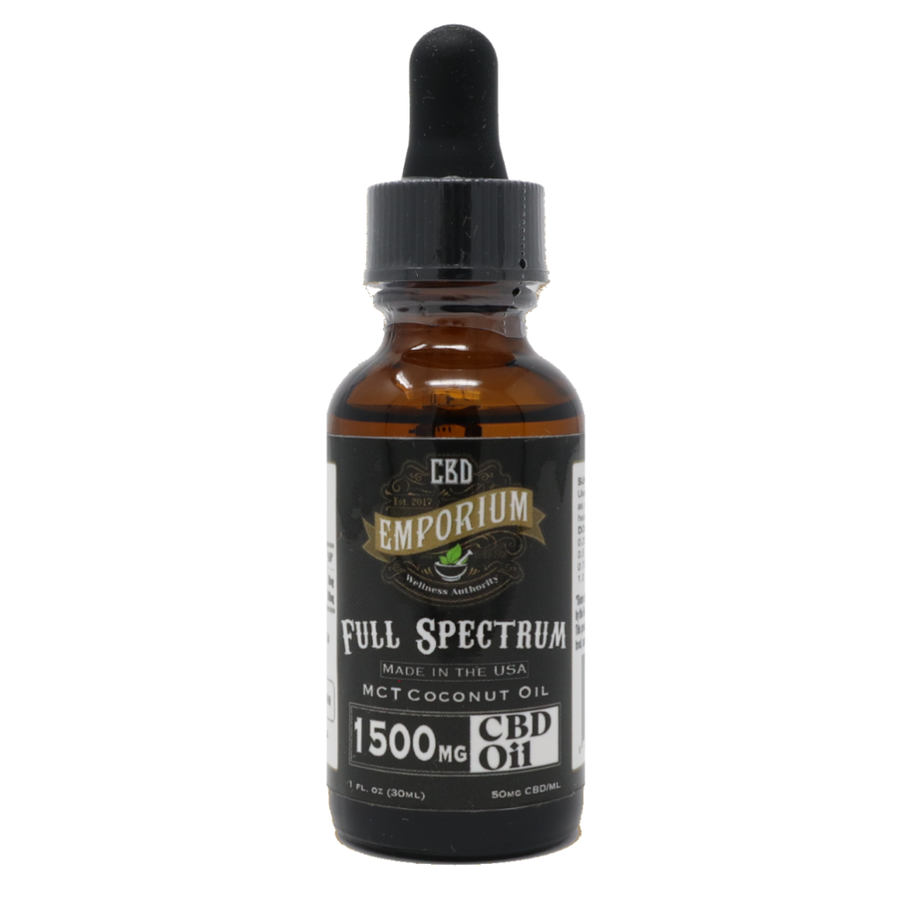 CBD Emporium Full Spectrum Tincture, Unflavored (a Tincture) made by CBD Emporium sold at CBD Emporium
