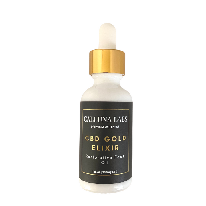 Calluna Labs CBD Gold Elixir Face Oil - 200mg, 1oz (a Beauty Products) made by Calluna Labs sold at CBD Emporium