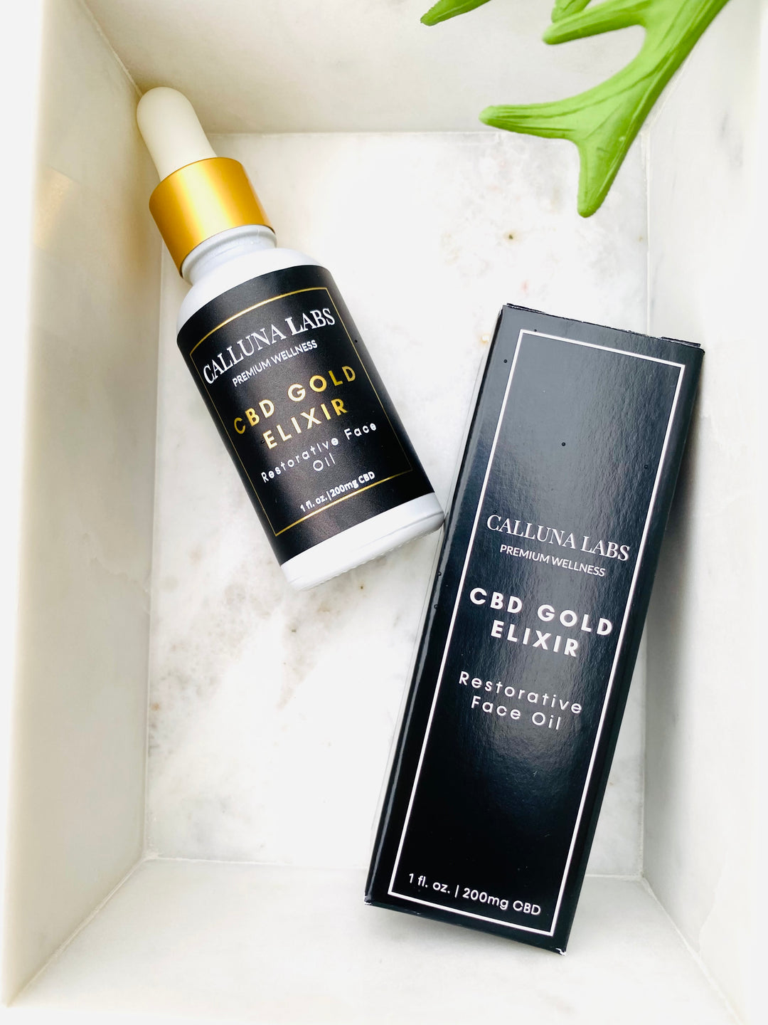 Calluna Labs CBD Gold Elixir Face Oil - 200mg, 1oz (a Beauty Products) made by Calluna Labs sold at CBD Emporium