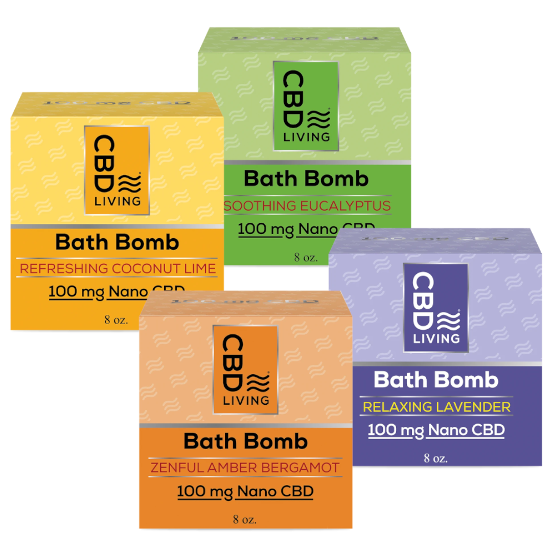 CBD Living Bath Bombs - 100mg (a Bath Bomb) made by CBD Living sold at CBD Emporium