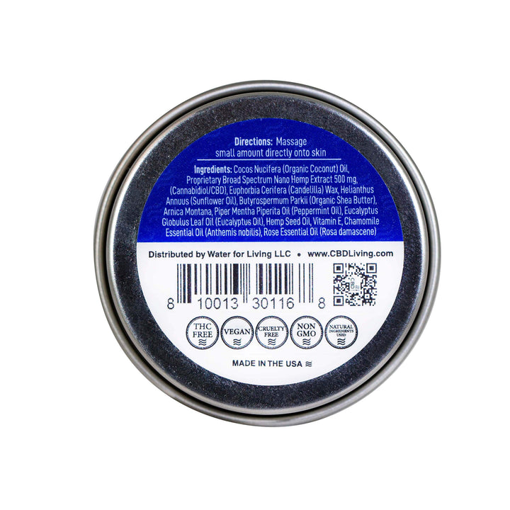 CBD Living Broad Spectrum Nano CBD Salve, Cooling (a Salve) made by CBD Living sold at CBD Emporium