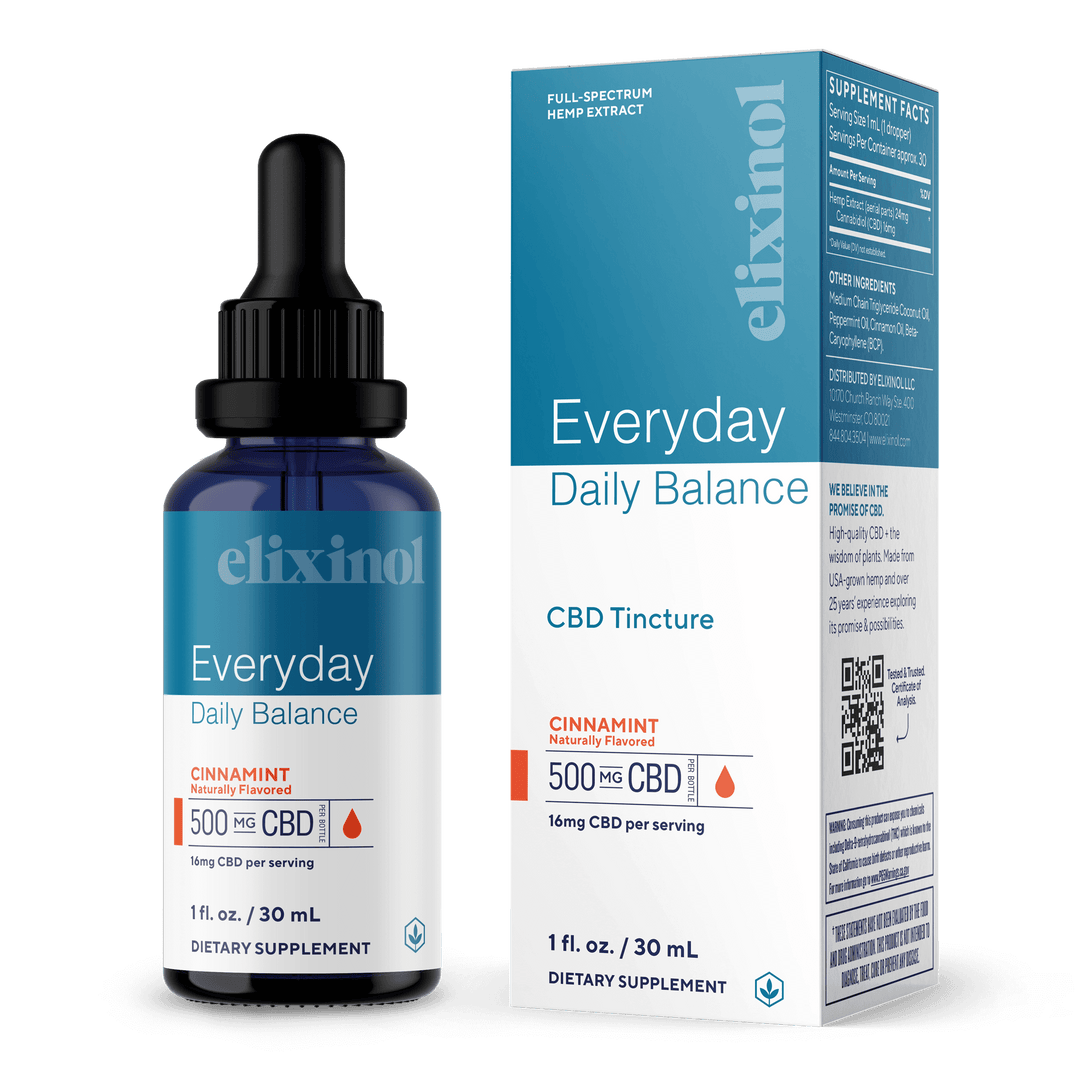 Elixinol Full Spectrum Tincture - Cinnamint (a Tincture) made by Elixinol sold at CBD Emporium