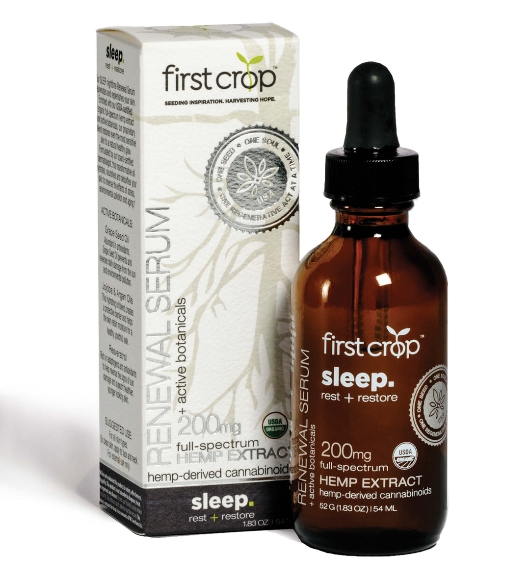 First Crop Facial Serum - 200mg (a Facial Oil) made by First Crop sold at CBD Emporium