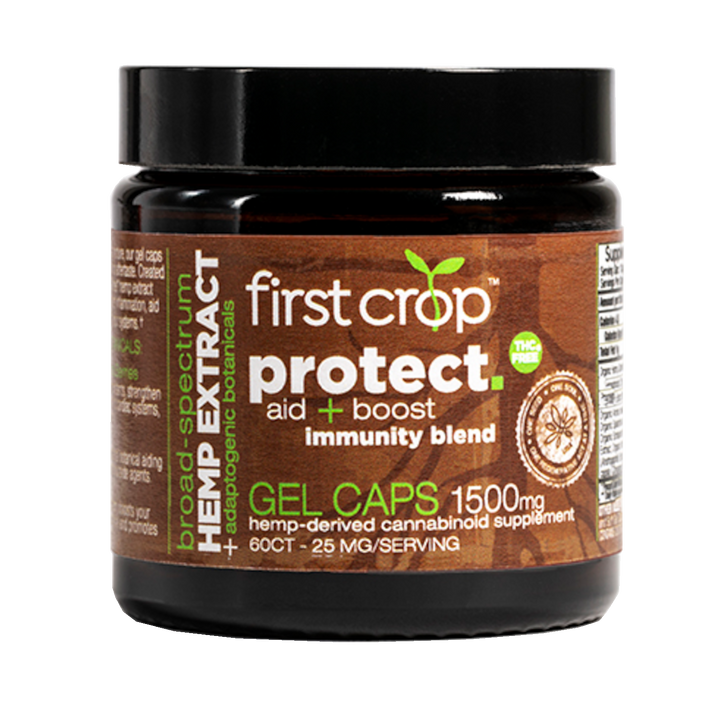 First Crop Full Spectrum Capsules, Protect - 1500mg