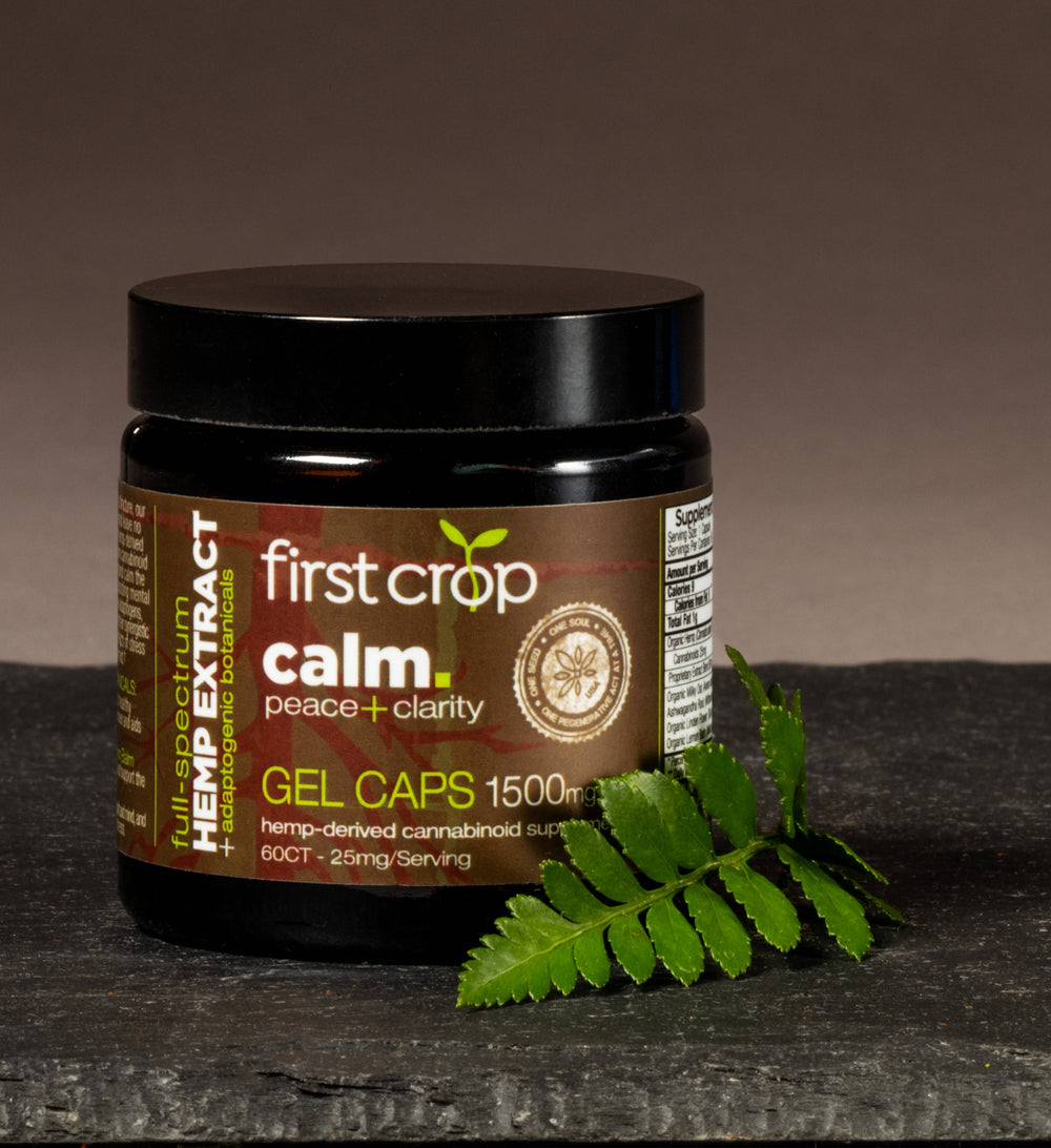 First Crop Full Spectrum Capsules - 1500mg (a Capsules) made by First Crop sold at CBD Emporium