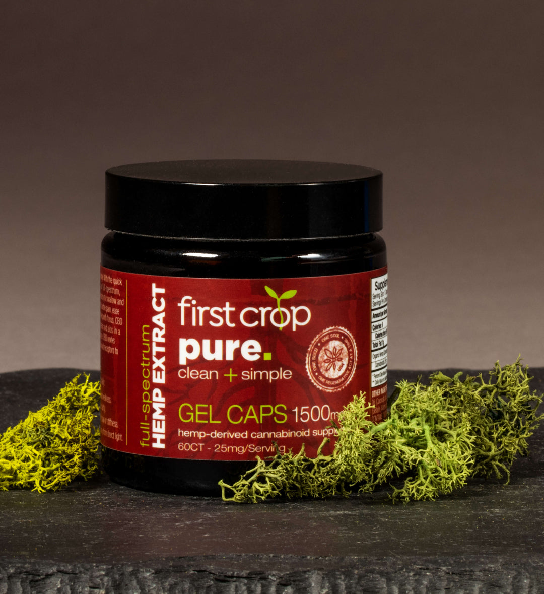 First Crop Full Spectrum Capsules - 1500mg (a Capsules) made by First Crop sold at CBD Emporium