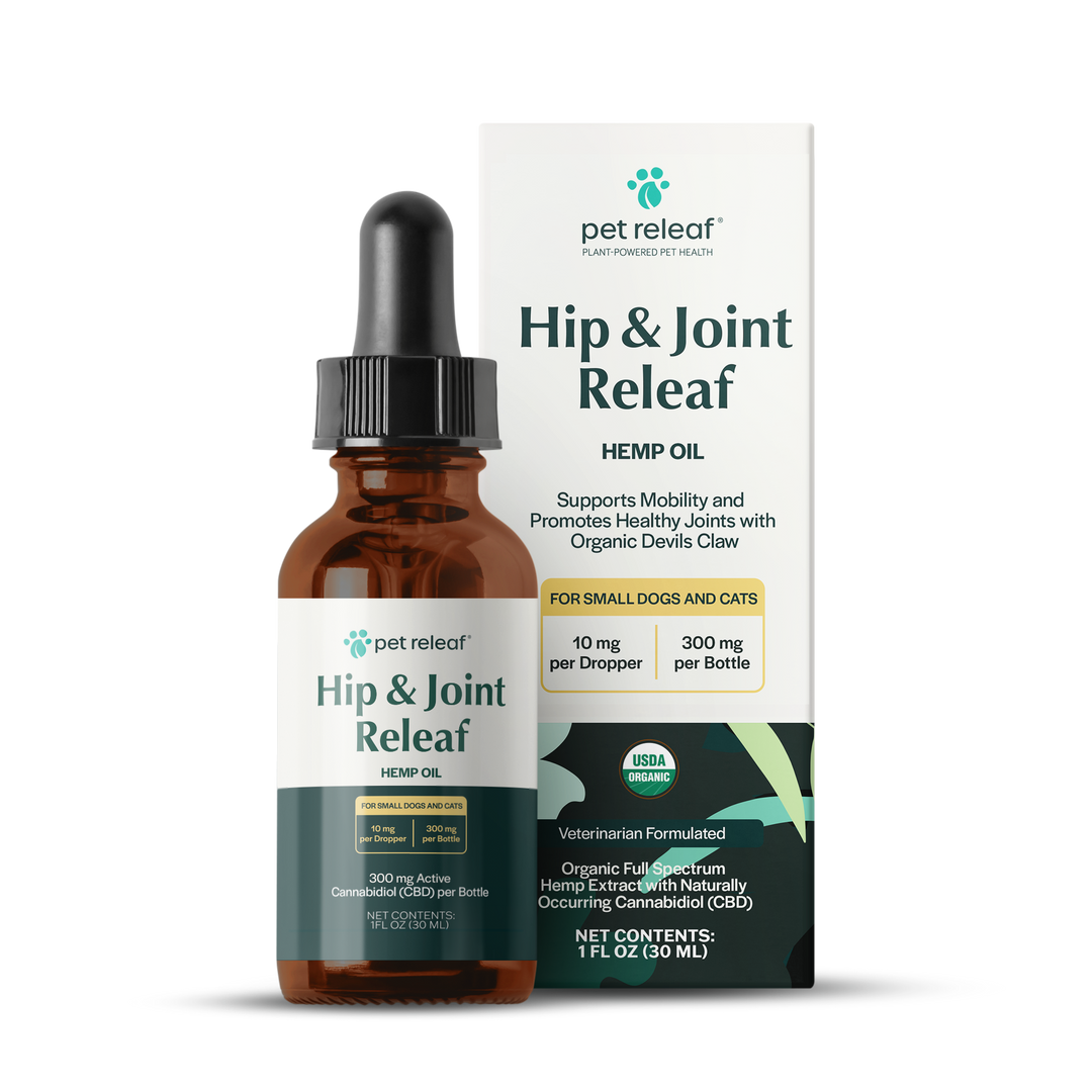 Pet Releaf CBD Oil, Hip and Joint Organic - 1oz