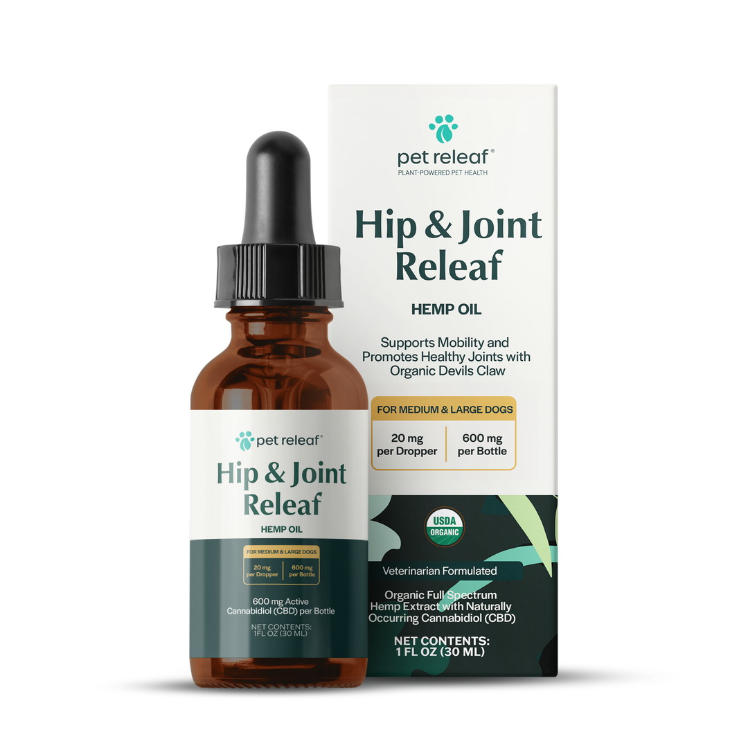 Pet Releaf CBD Oil, Hip and Joint Organic - 1oz