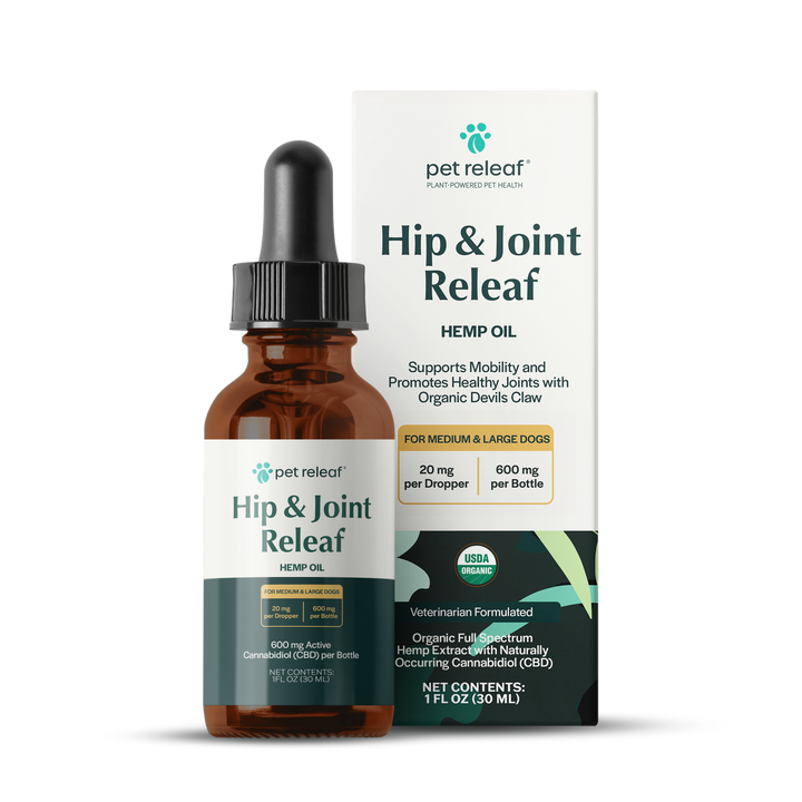 Pet Releaf CBD Oil, Hip and Joint Organic - 1oz