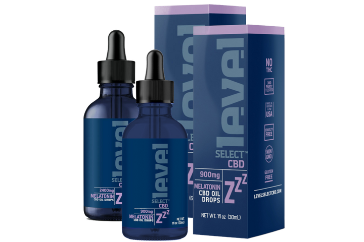 Level Select Broad Spectrum CBD ZZZ Tincture - Vanilla (CBD+Melatonin) (a Tincture) made by Level Select CBD sold at CBD Emporium