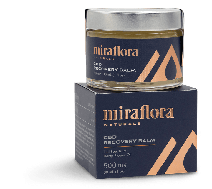 Miraflora Full Spectrum Recovery Balm 500mg from CBD Emporium