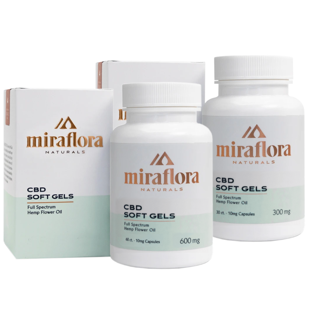 Miraflora Full Spectrum CBD Softgels