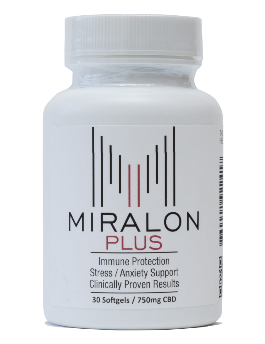 Miralon Broad Spectrum CBD Softgels, Plus - 25mg, 30ct (a Capsules) made by Miralon sold at CBD Emporium