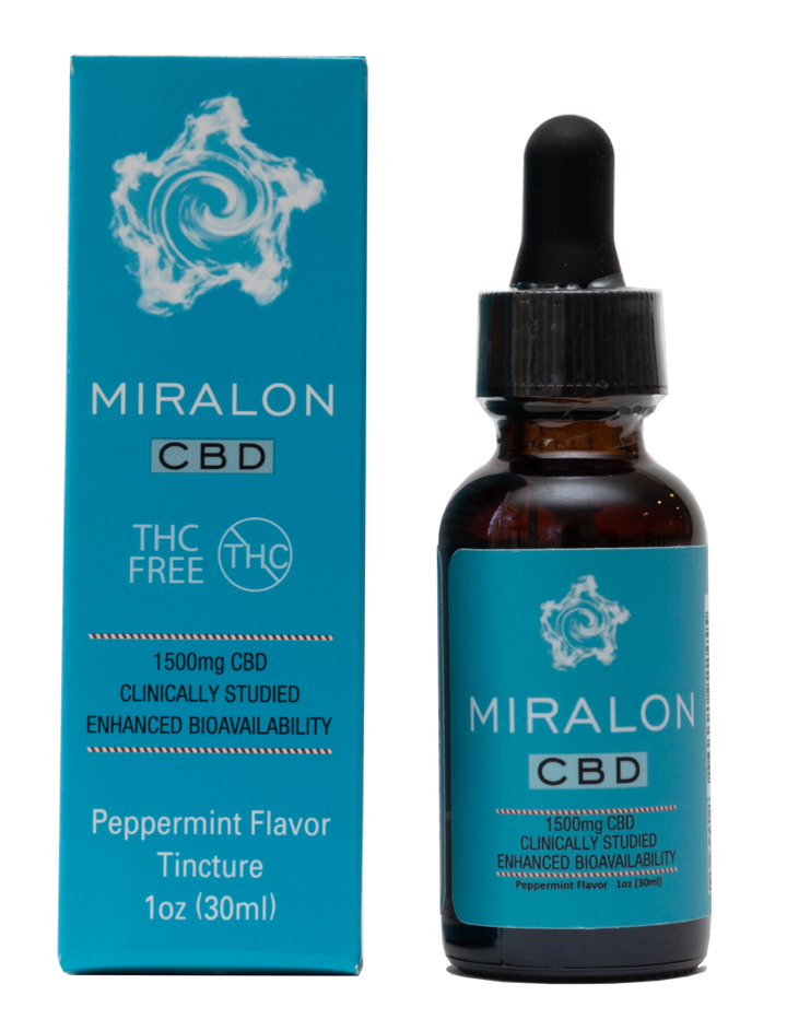 Miralon Broad Spectrum CBD Tincture - Peppermint (a Tincture) made by Miralon sold at CBD Emporium