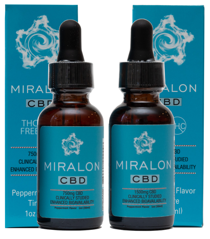 Miralon Broad Spectrum CBD Tincture - Peppermint (a Tincture) made by Miralon sold at CBD Emporium