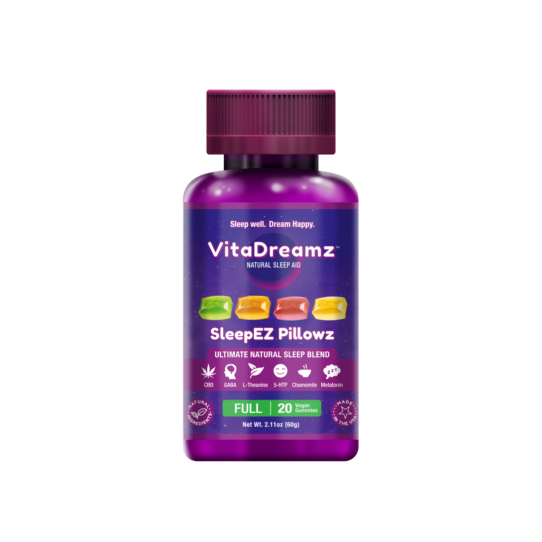 VitaDreamz SleepEZ Isolate CBD Gummies, Melatonin - 20ct - CBD Emporium