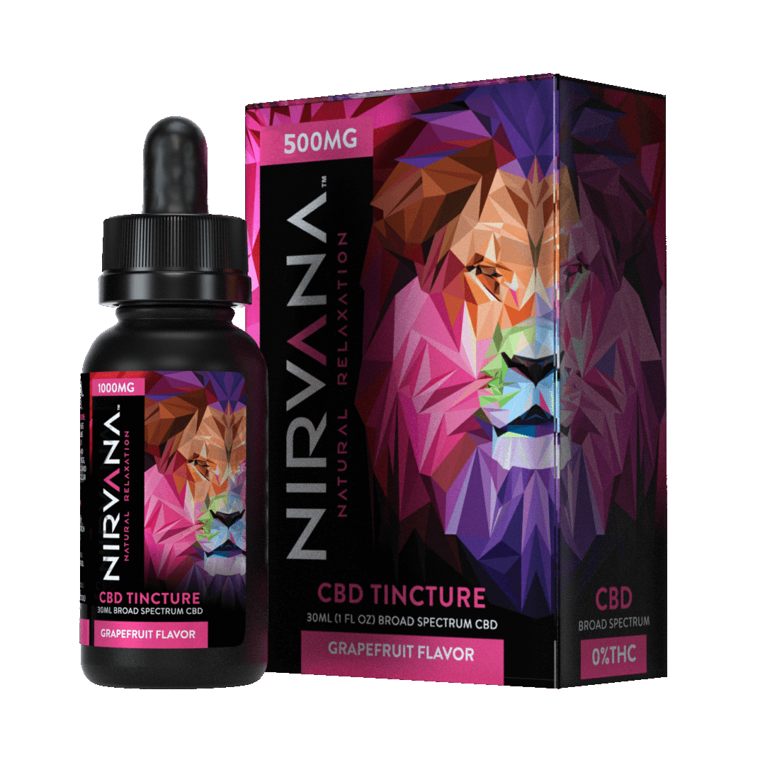 Nirvana CBD Tinctures - Grapefruit