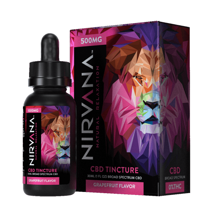 Nirvana CBD Tinctures - Grapefruit